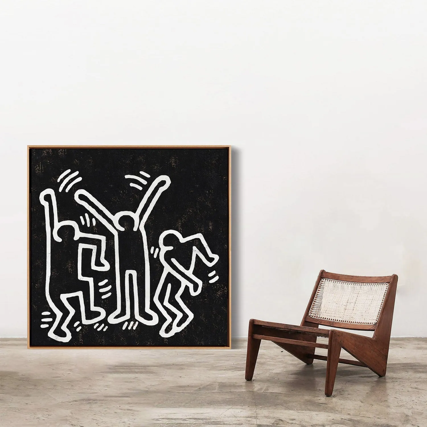 Abstract Dancing Man Painting H310SR