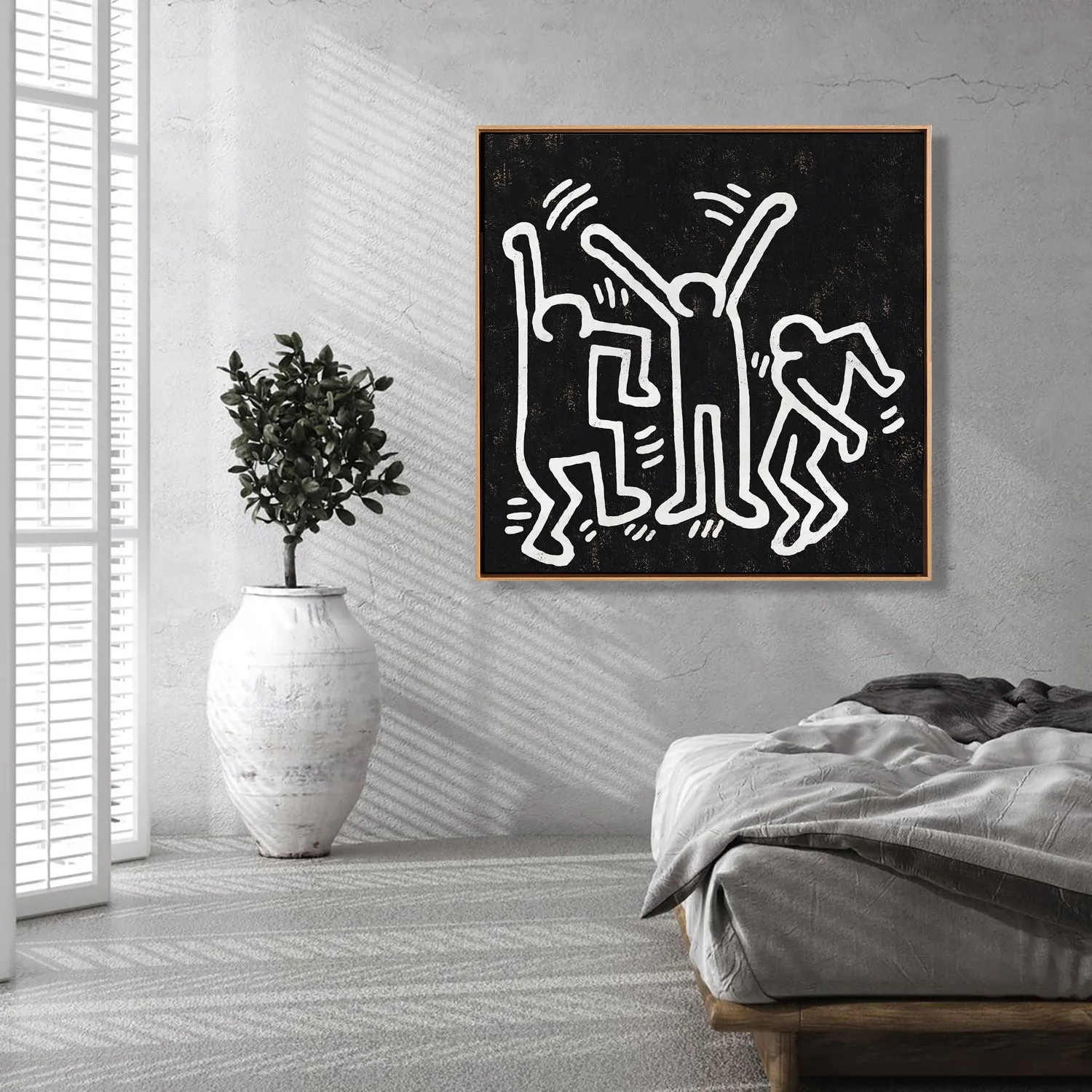Abstract Dancing Man Painting H310SR