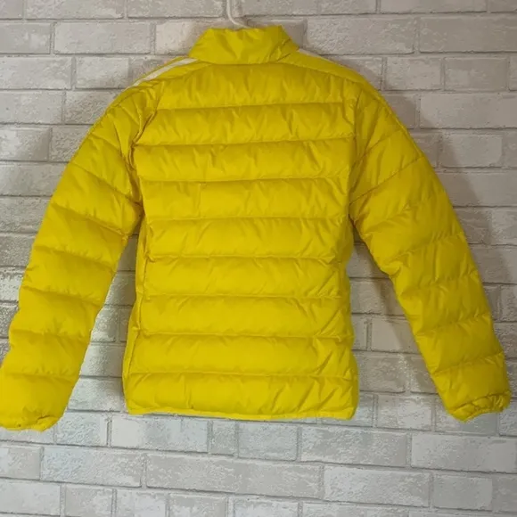 Adidas Bright Yellow Lightweight Puffer jacket Size S
