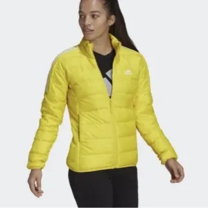 Adidas Bright Yellow Lightweight Puffer jacket Size S