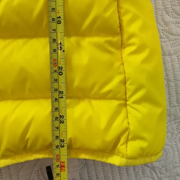 Adidas Bright Yellow Lightweight Puffer jacket Size S