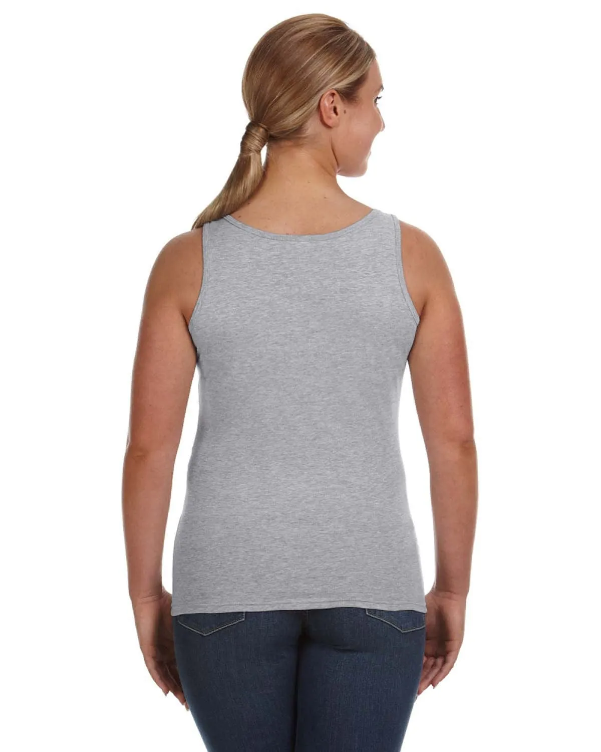 Anvil Ladies Lightweight Tank | Heather Grey