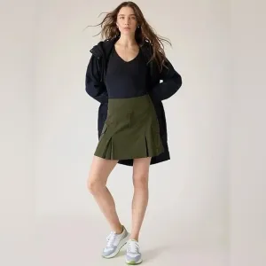 Athleta Endless Cargo Skort NWT olive green size 10