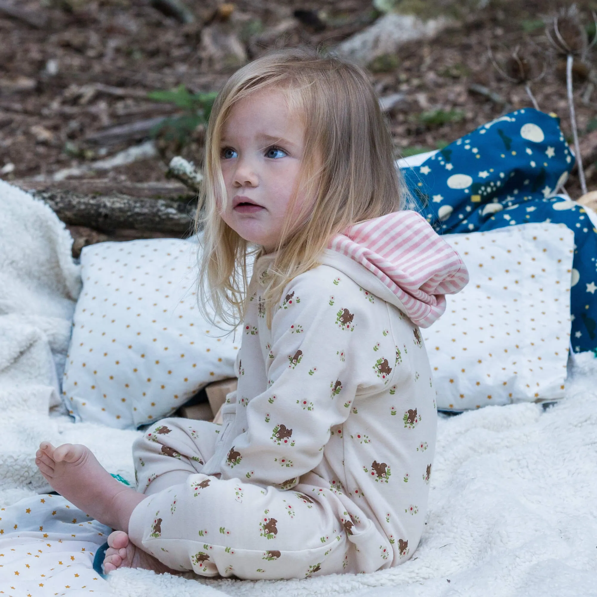 Autumn Squirrel Reversible Snug As A Bug Suit