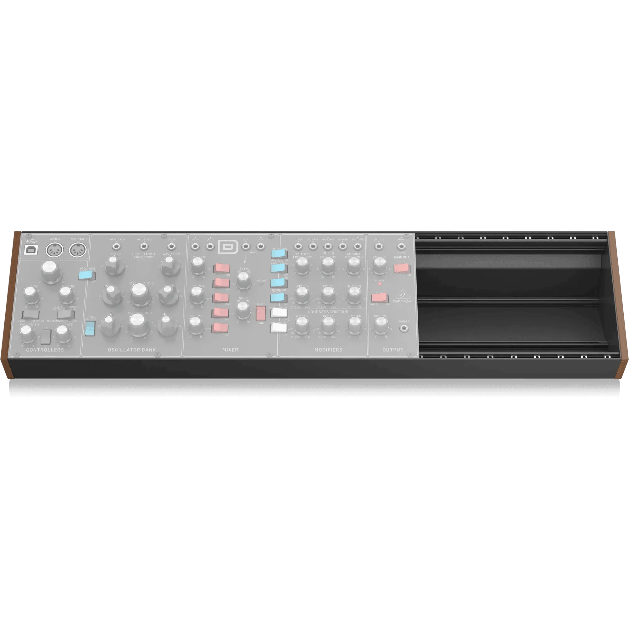 Behringer EURORACK 104 Compact and Sturdy 104 HP Eurorack Skiff Case