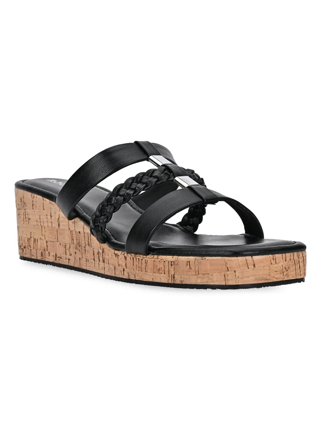 Black Women Casual Wedges