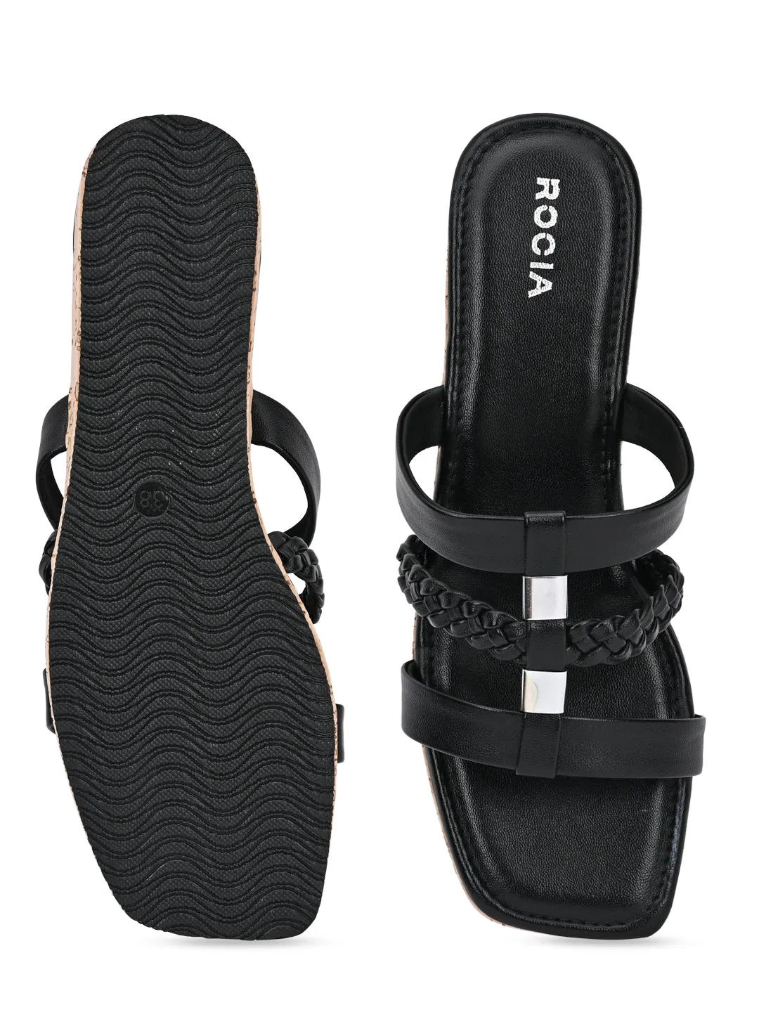 Black Women Casual Wedges