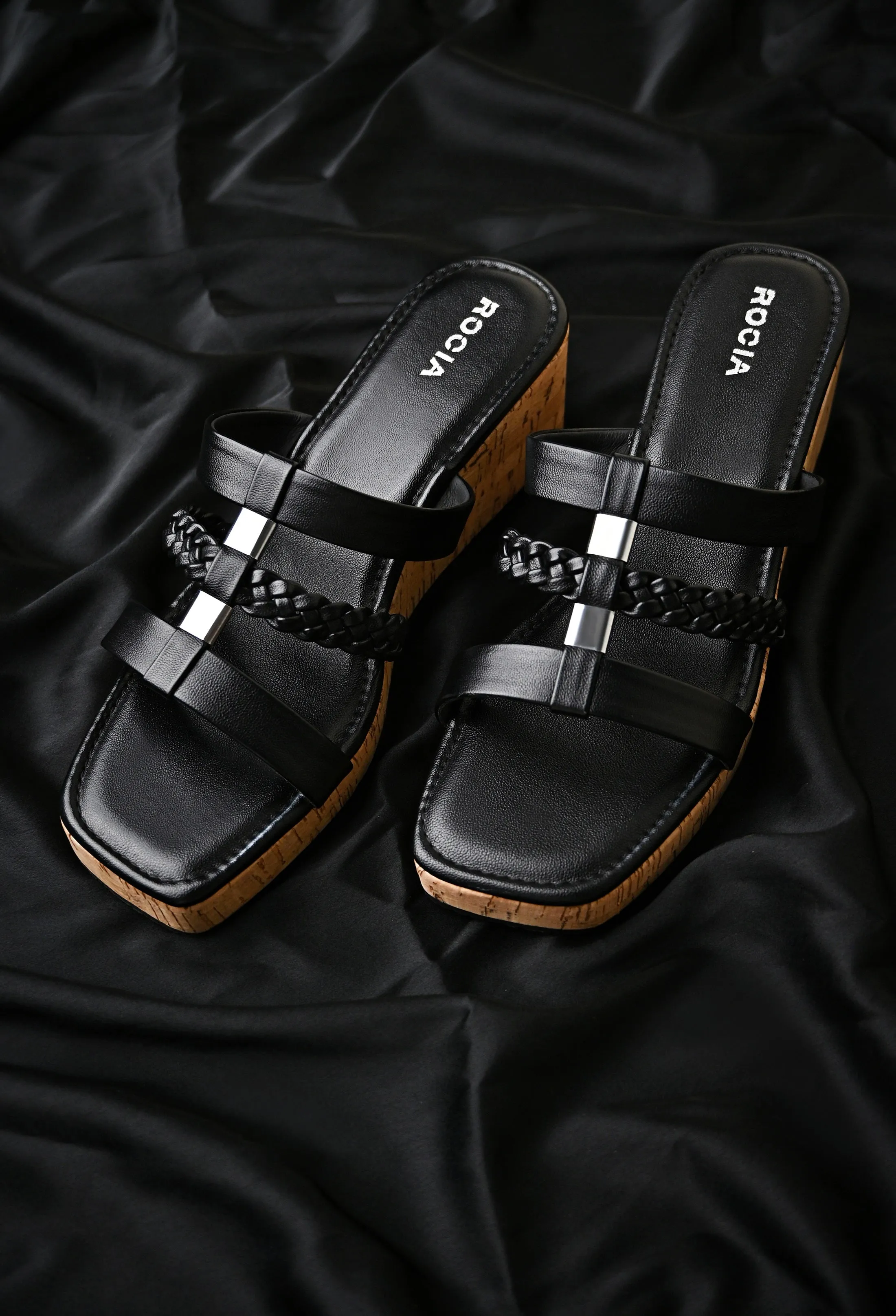 Black Women Casual Wedges