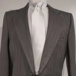 Carl Meyers Grey Herringbone Mens 3 Piece Suit