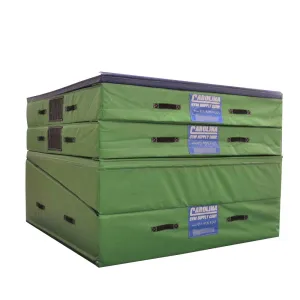 Carolina Gym Supply Xcel Vault Matting System with 5' x 10' Folding Wedge