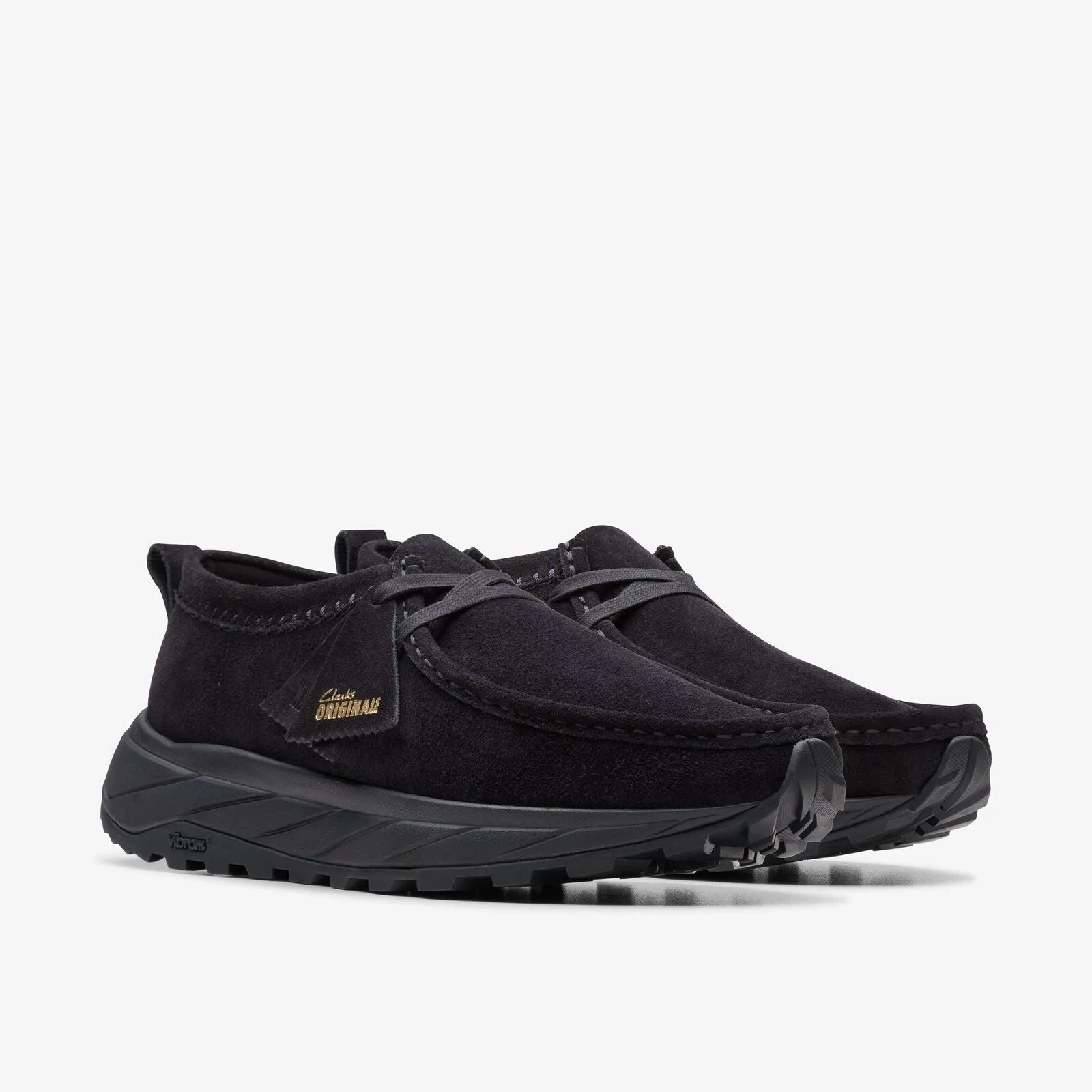 Clarks Men's Walla Eden Lo Black Suede