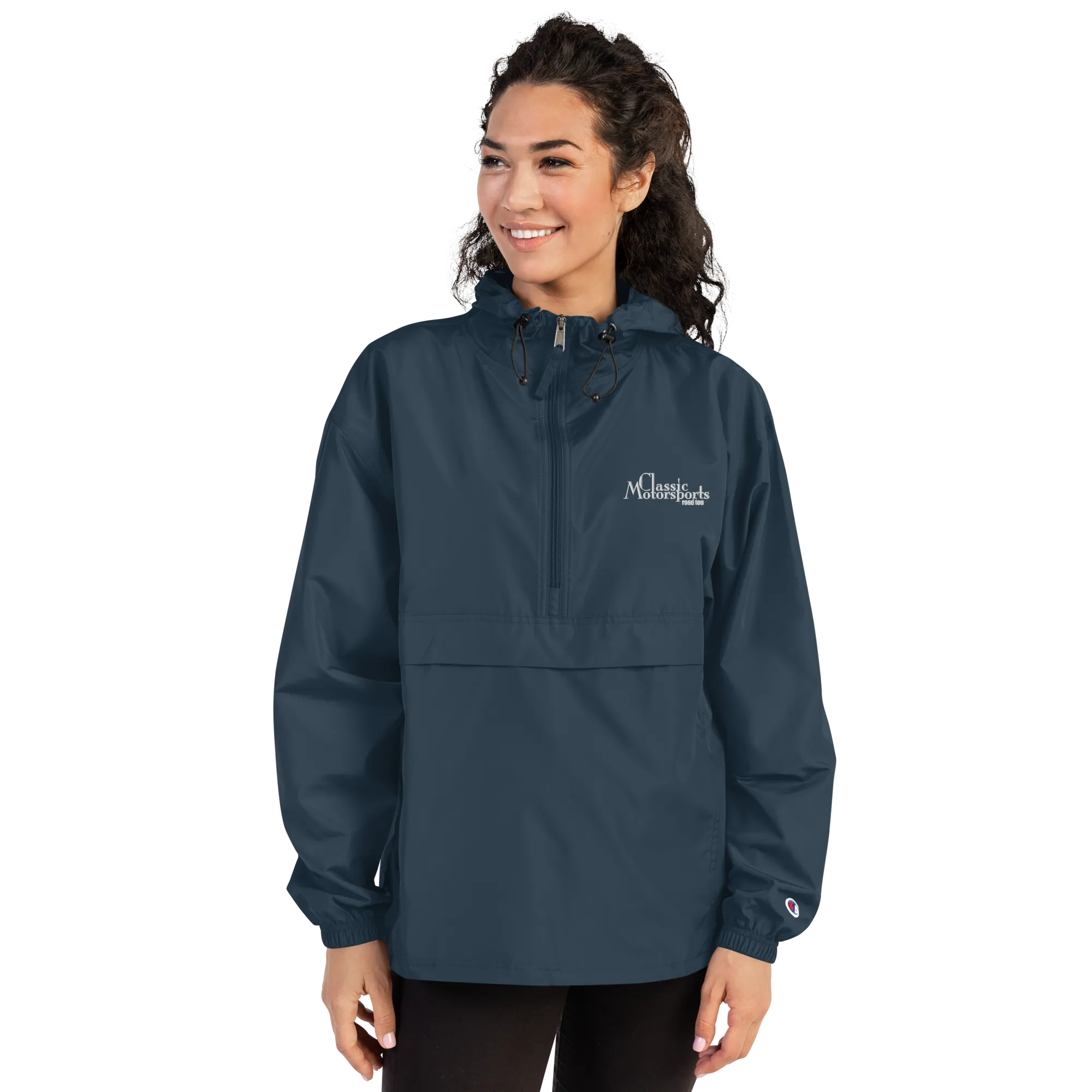 Classic Motorsports Road Tours Embroidered Champion Packable Jacket
