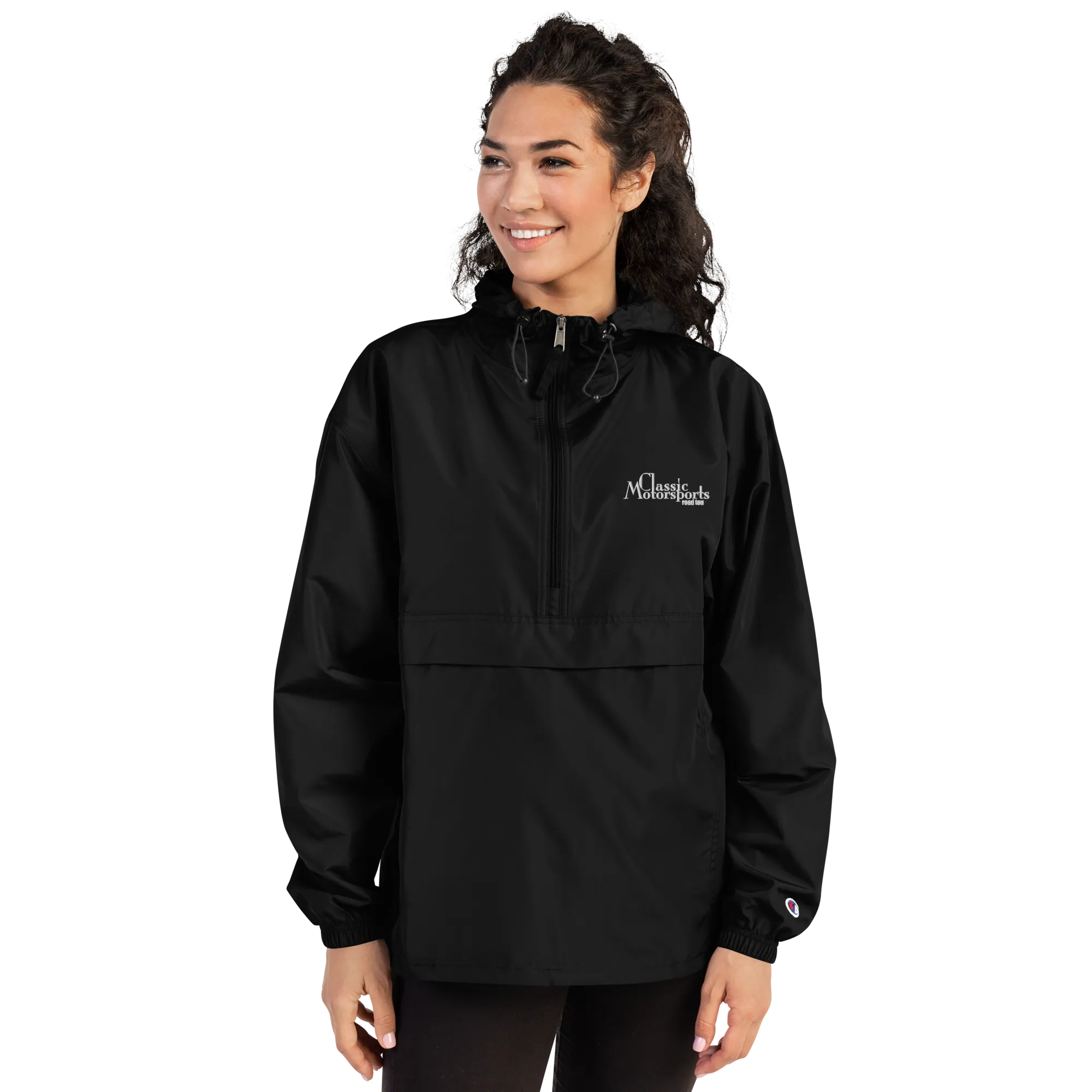 Classic Motorsports Road Tours Embroidered Champion Packable Jacket