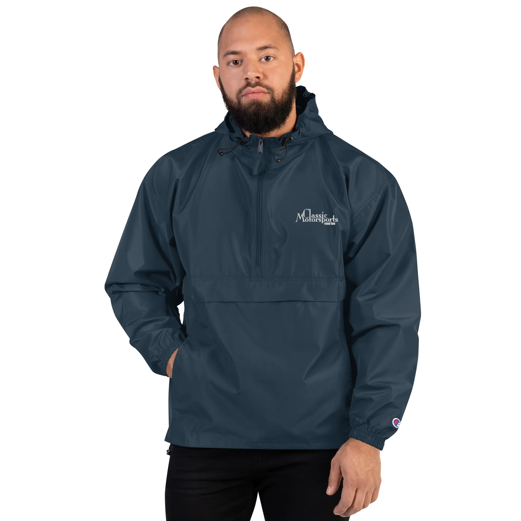 Classic Motorsports Road Tours Embroidered Champion Packable Jacket