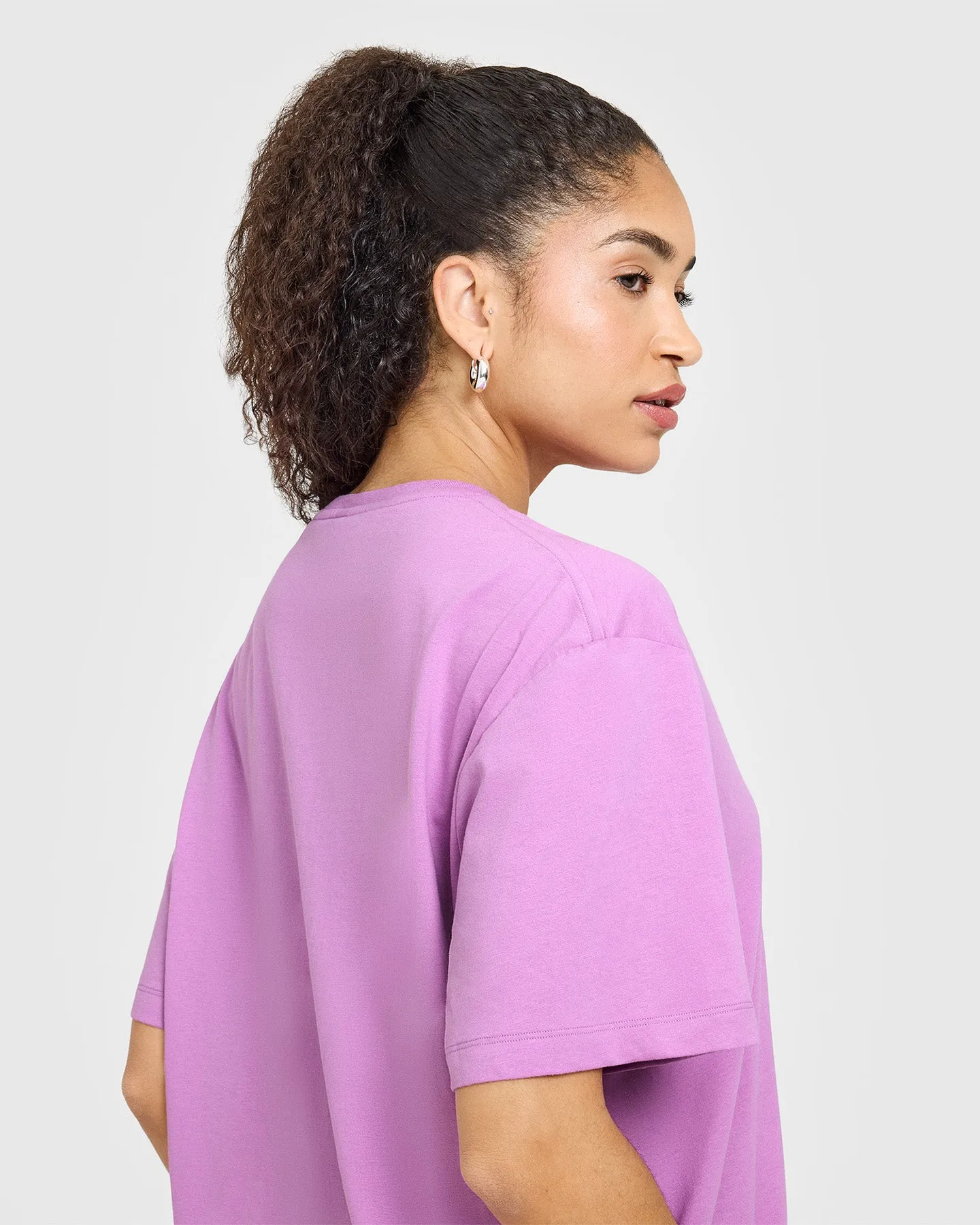 Classic Oversized Lightweight T-Shirt | Orchid Purple