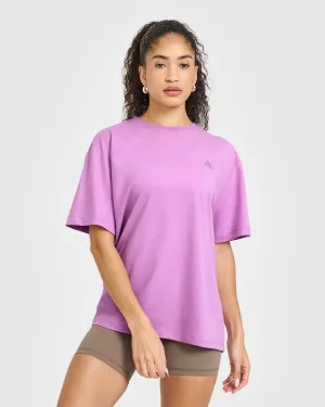 Classic Oversized Lightweight T-Shirt | Orchid Purple