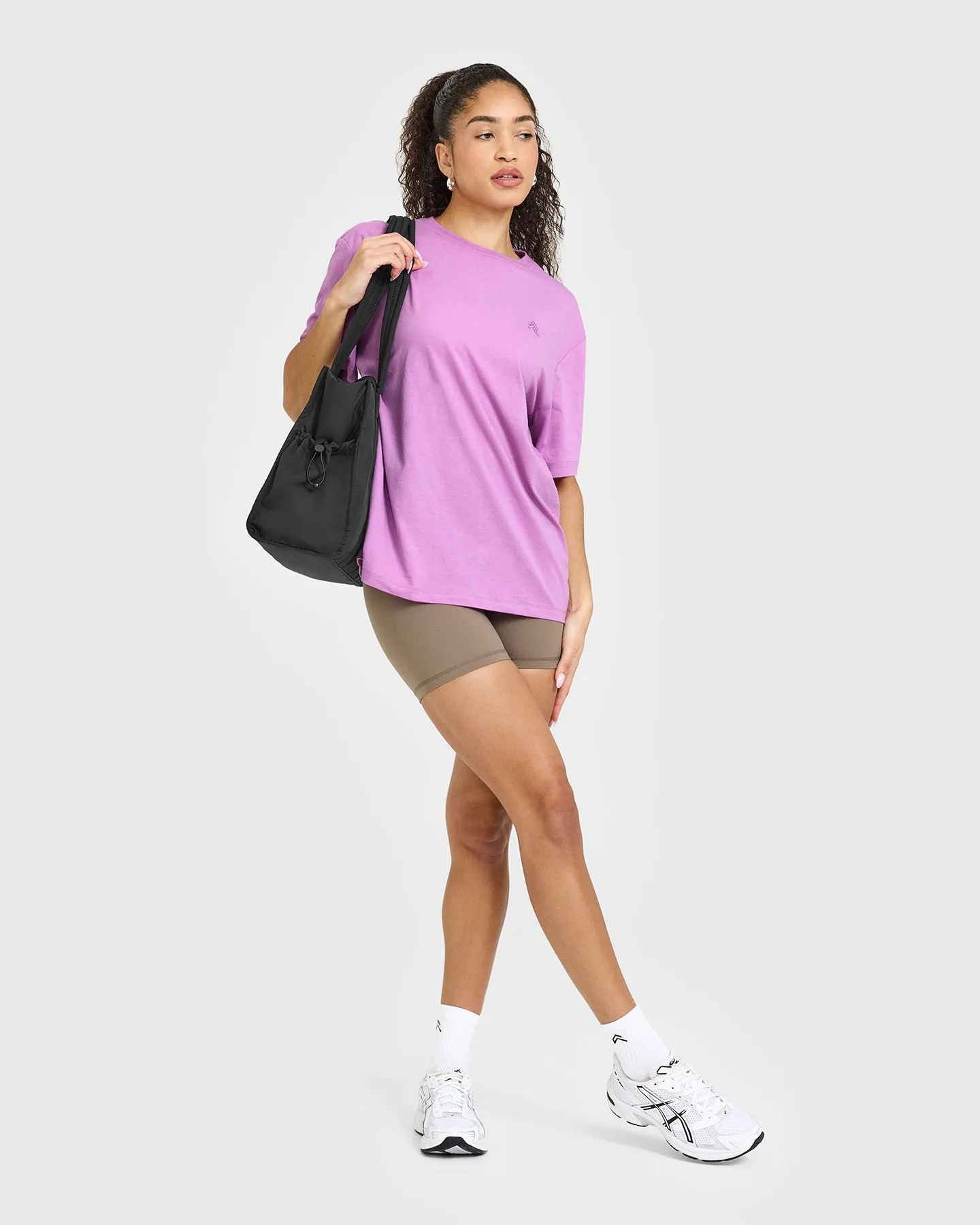 Classic Oversized Lightweight T-Shirt | Orchid Purple