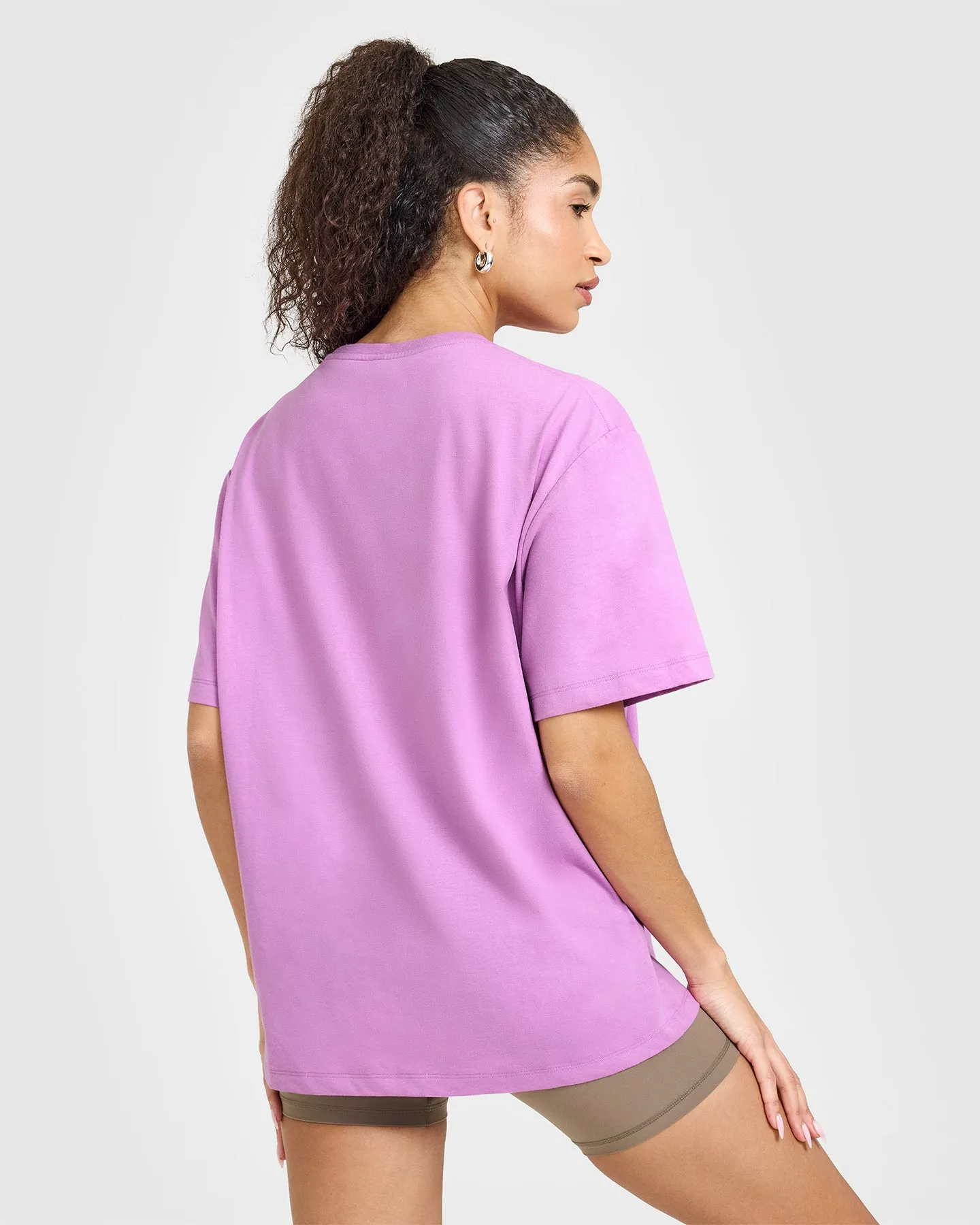 Classic Oversized Lightweight T-Shirt | Orchid Purple