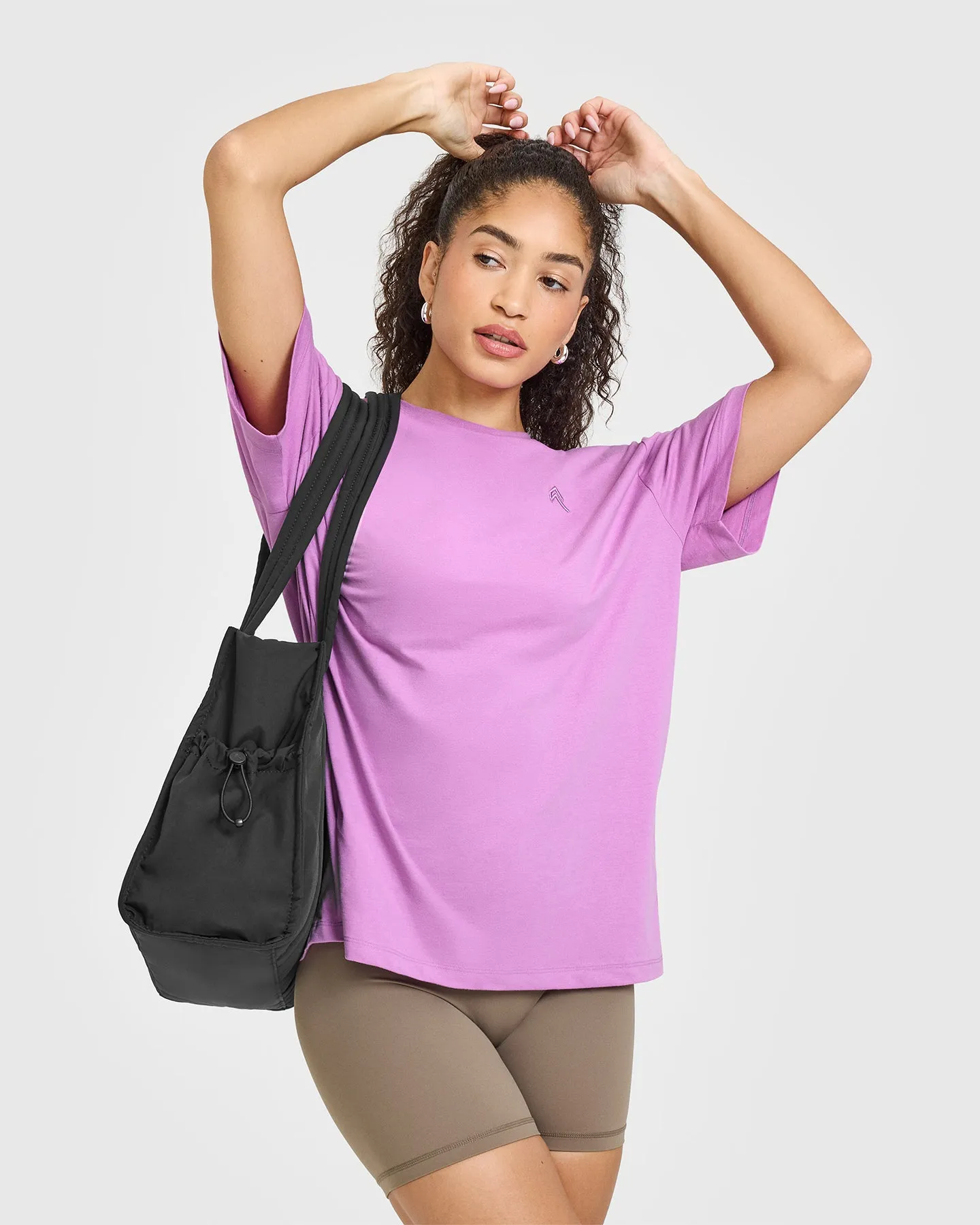 Classic Oversized Lightweight T-Shirt | Orchid Purple