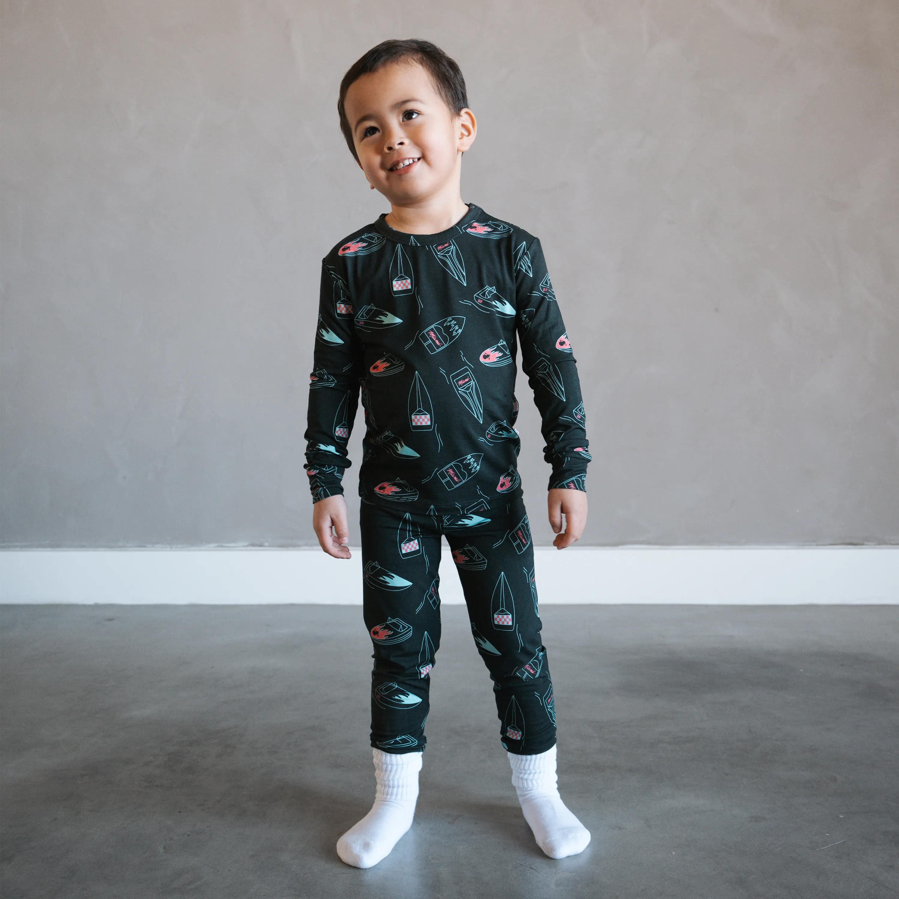 Court Culture x Everyday Leisure Midnight Marina 2-Piece PJ Set