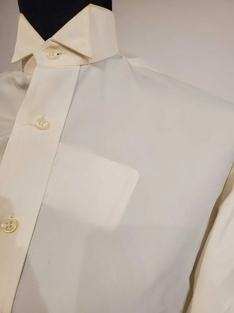 Cream Formal Shirt M