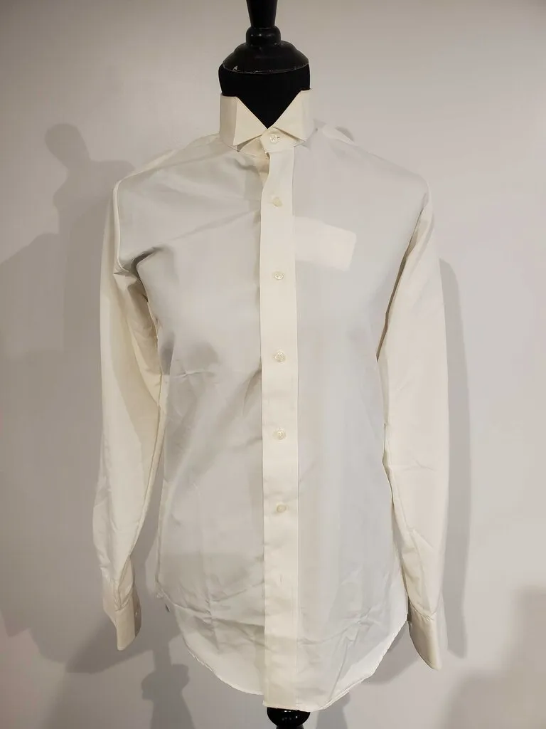 Cream Formal Shirt M