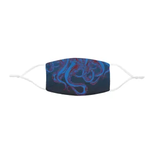Cthulhu Blue Snug-Fit Fabric Face Mask