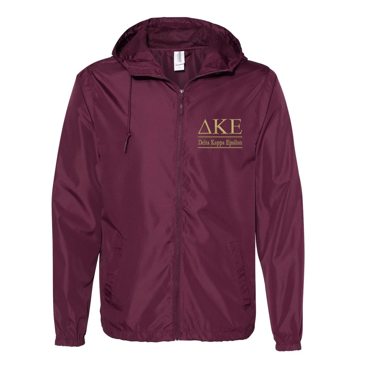 Delta Kappa Epsilon Full Zip Windbreaker