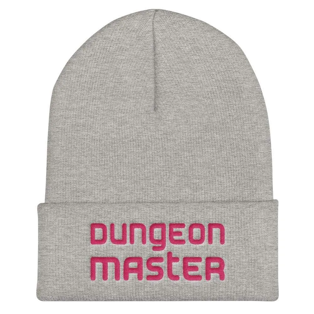 Dungeon Master DM Modern Pink Cuffed Beanie / Tuque
