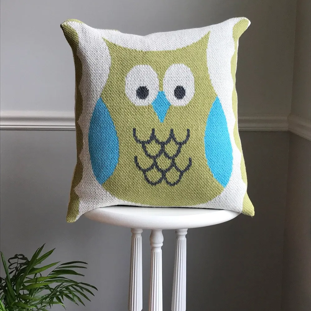 Eco-Tot Pillow Cover: Owl