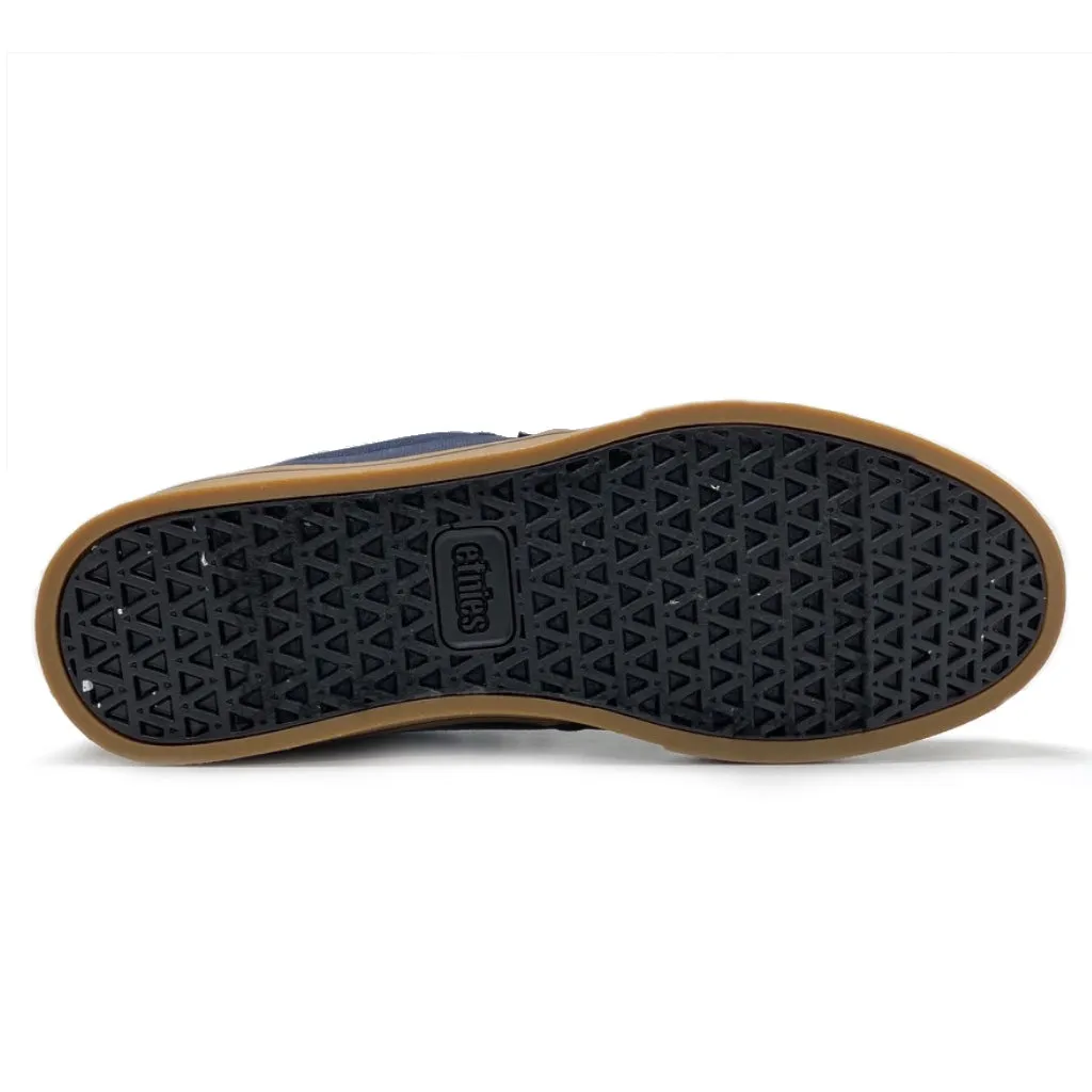 ETNIES JAMESON 2 ECO NAVY GOLD GUM TRAINERS