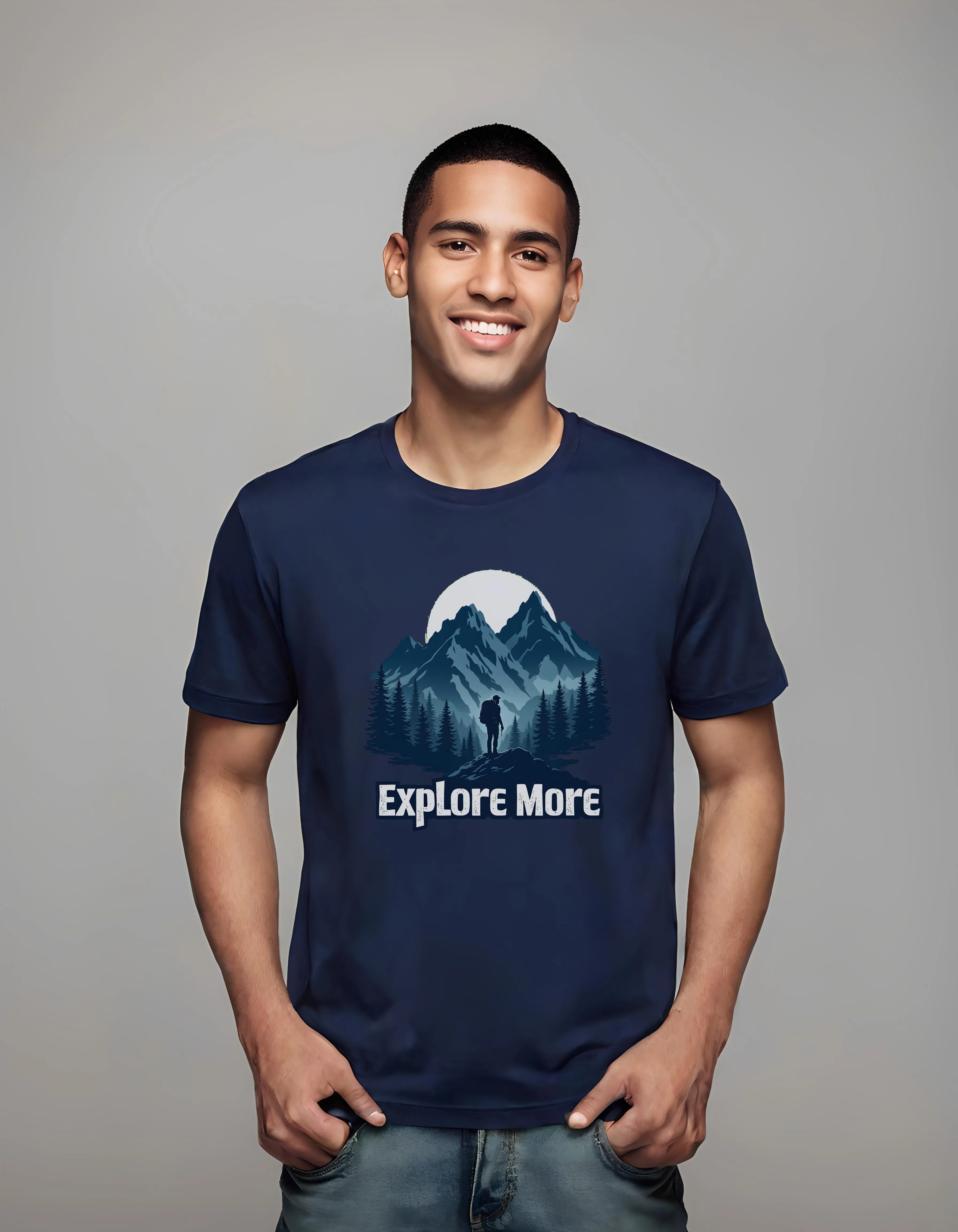 Explore More Mountain Adventure Design | Classic T-Shirt (Unisex)