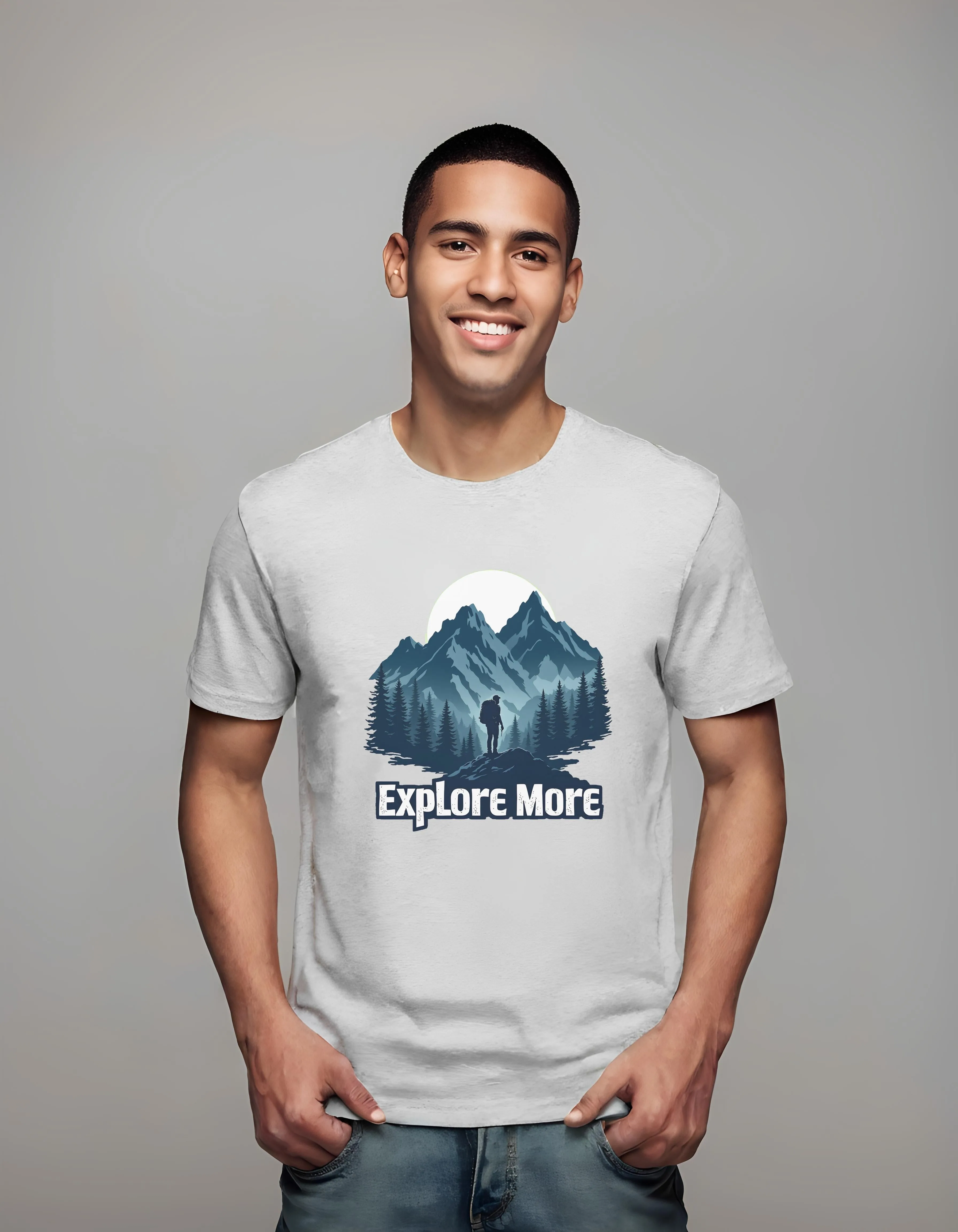 Explore More Mountain Adventure Design | Classic T-Shirt (Unisex)