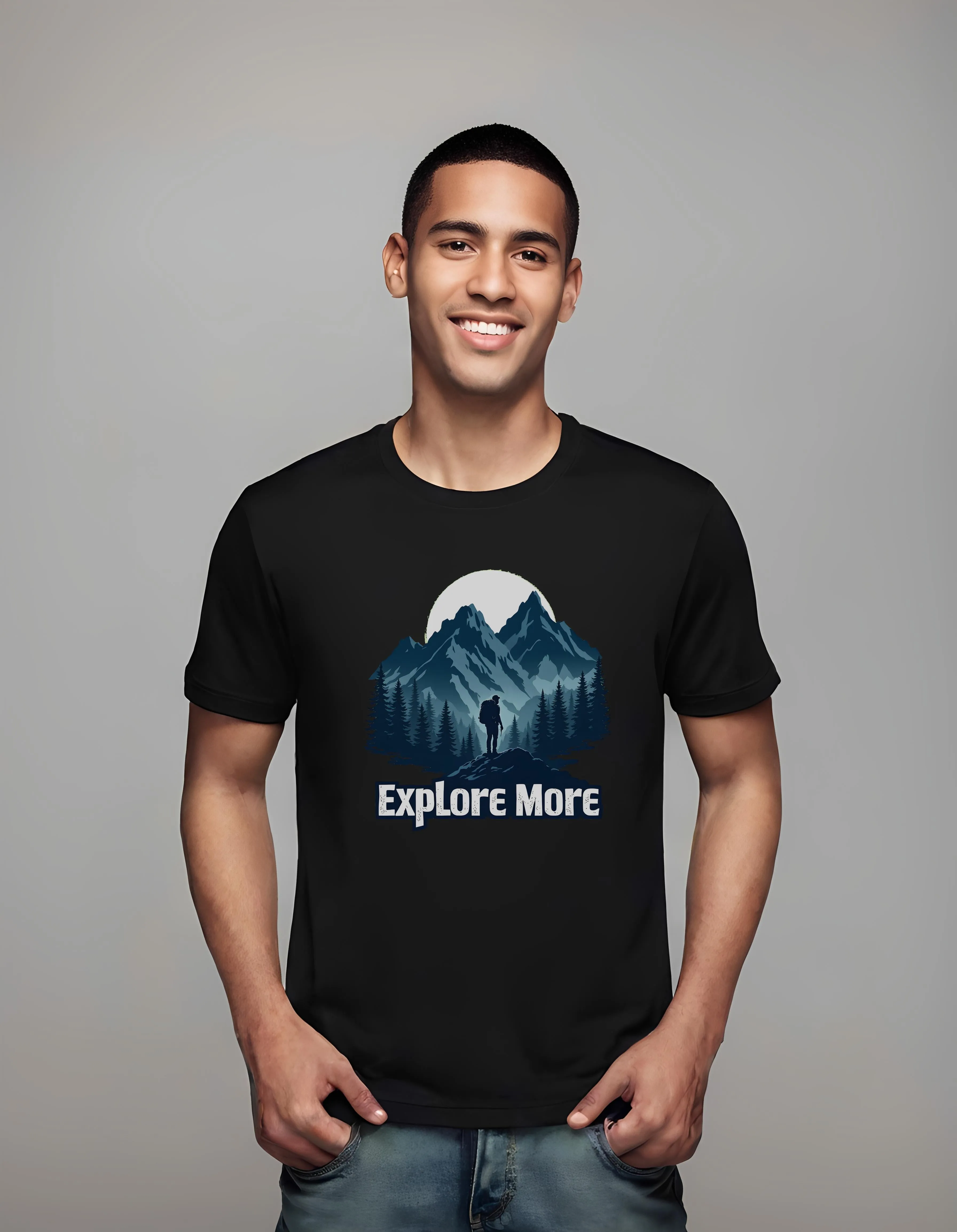 Explore More Mountain Adventure Design | Classic T-Shirt (Unisex)