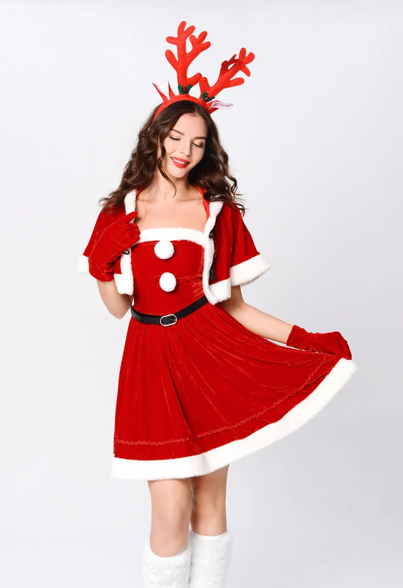 Festive Christmas Party Dress Set for a Glamorous Holiday Look