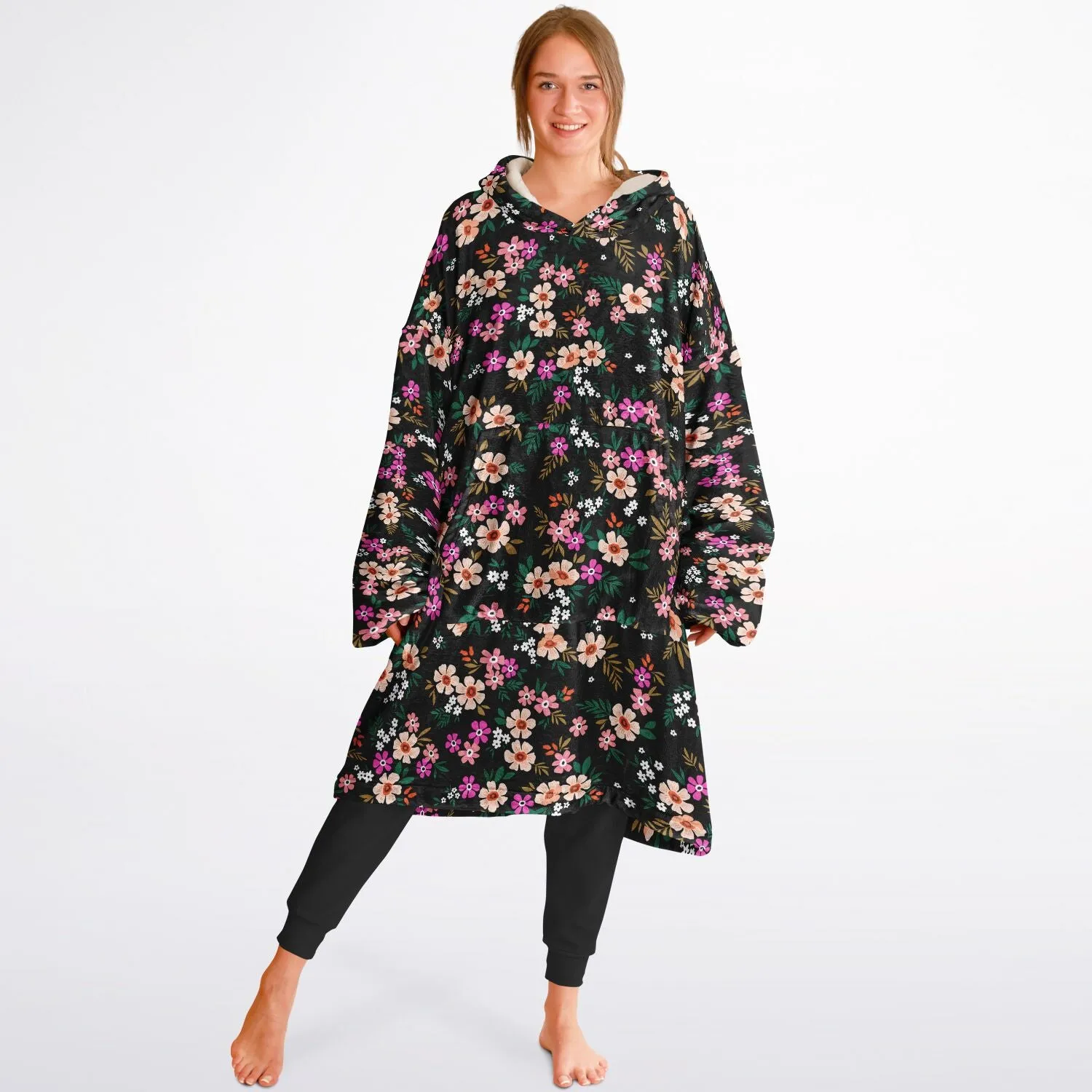 Floral Snug Hoodie - Custom