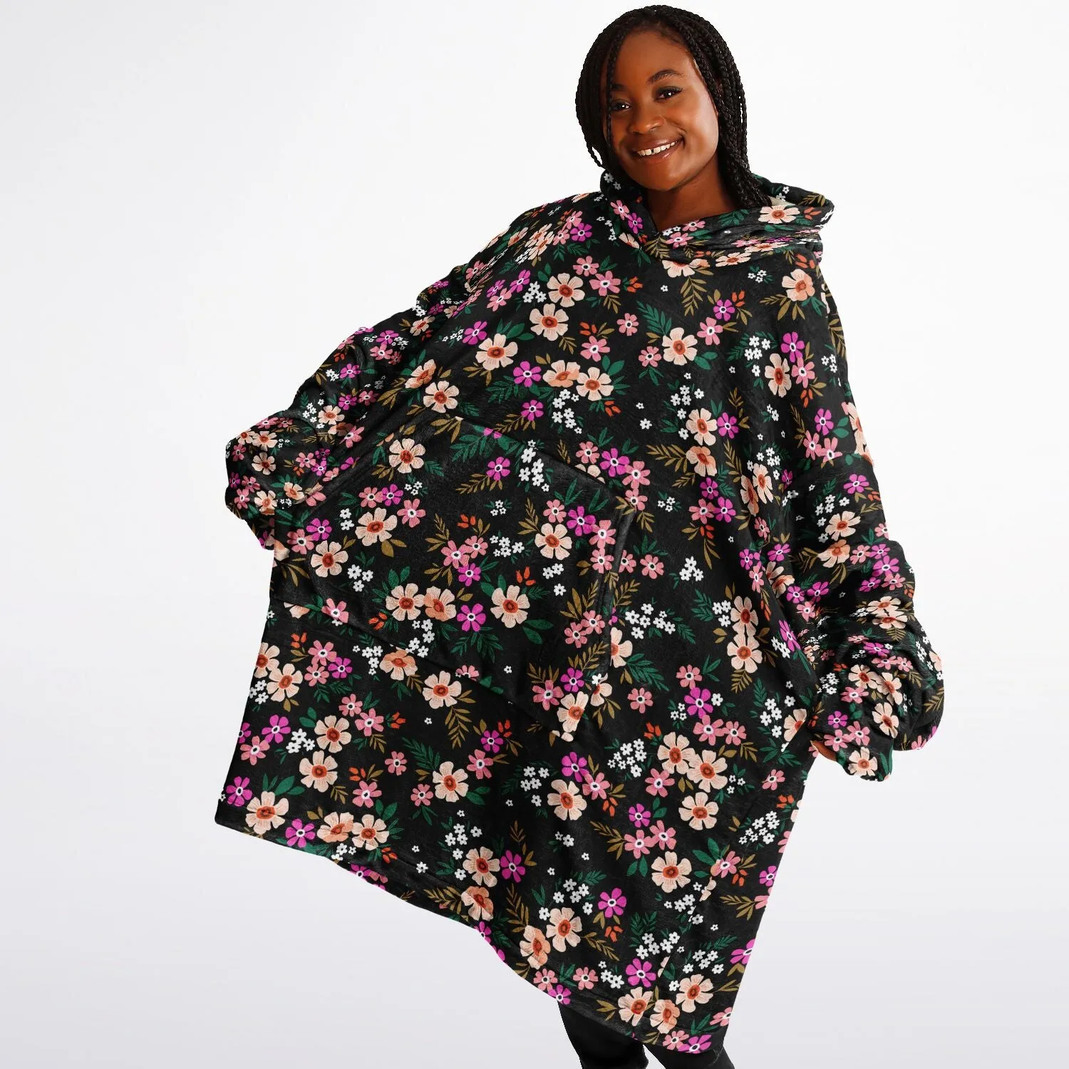 Floral Snug Hoodie - Custom