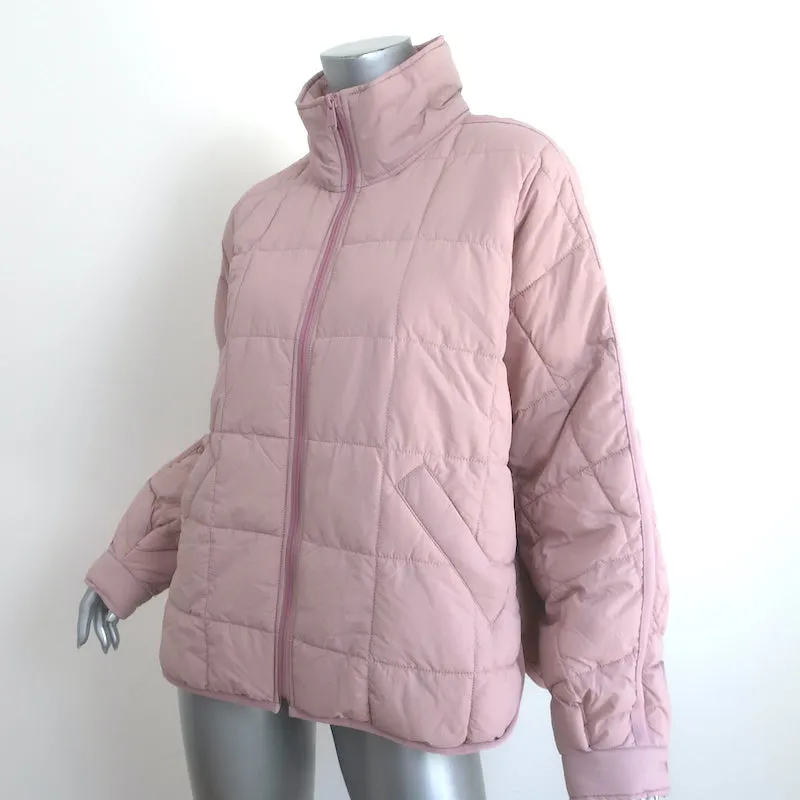 Free People FP Movement Pippa Packable Puffer Jacket Mauve Size Medium