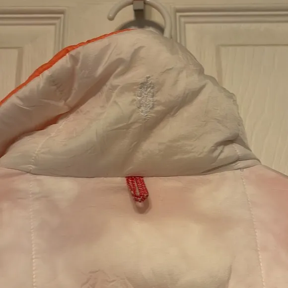 Free People Movement White Coral Juno Packable Puffer Jacket Reversible sz small