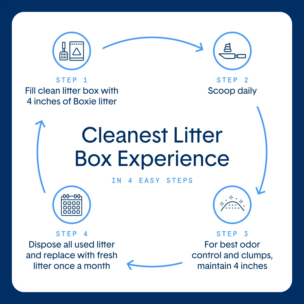 Gently Scented Lightweight Plant-Based Cat Litter