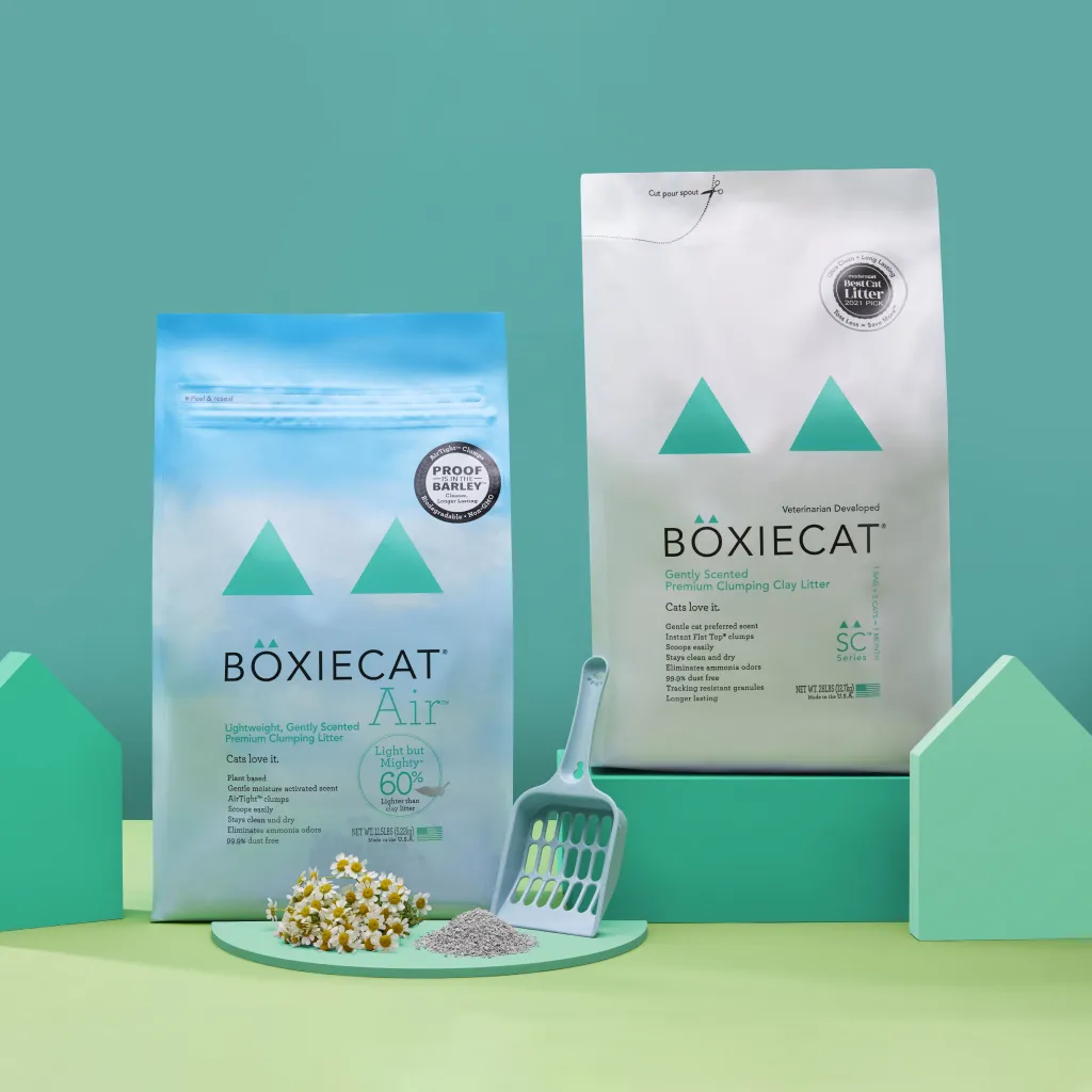 Gently Scented Lightweight Plant-Based Cat Litter