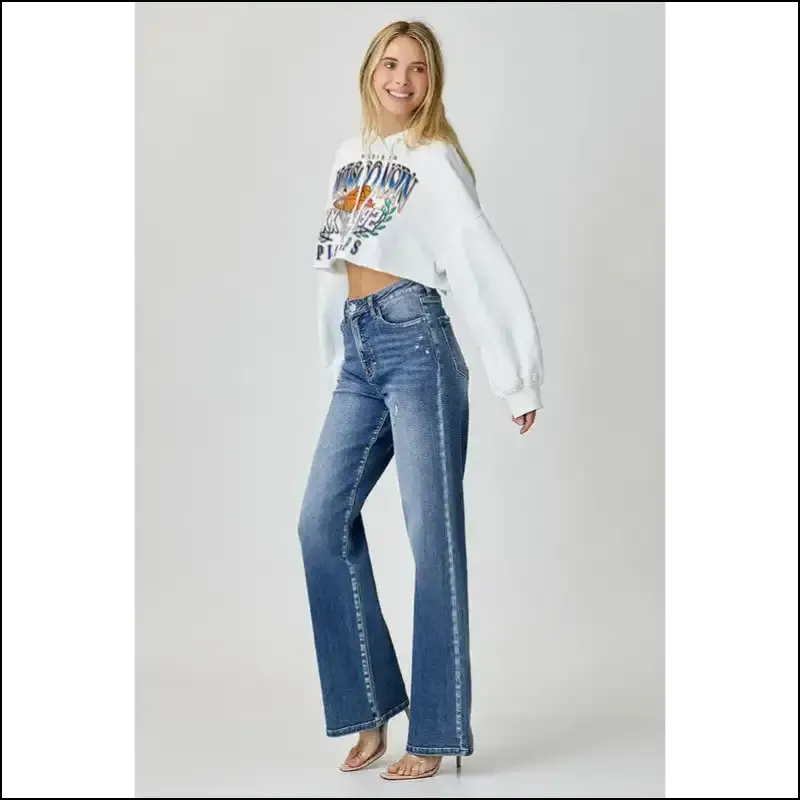 Get your Sass On: Risen High Waist Jeans that Mean Business 👖✨