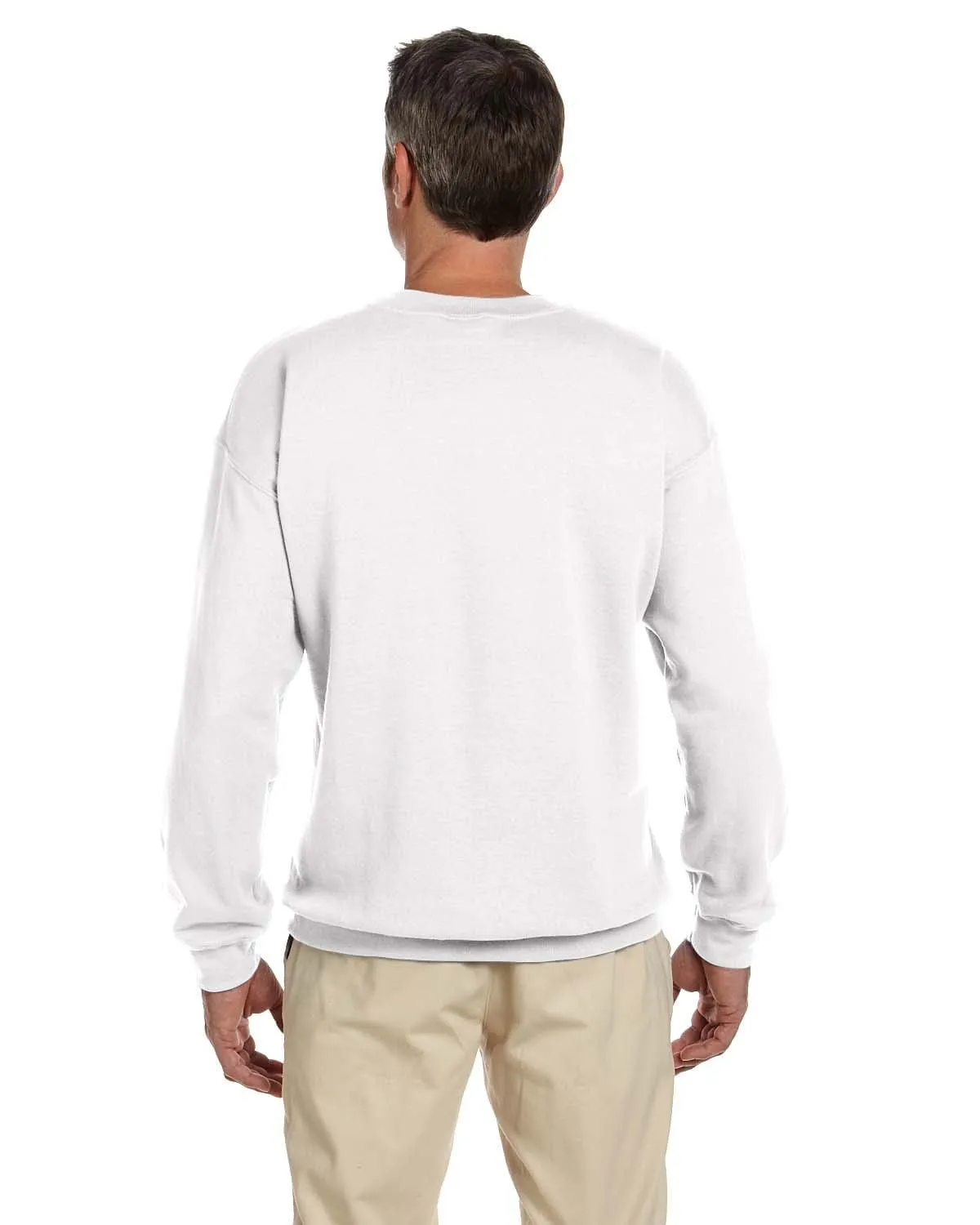 Gildan Lightweight 50/50 Crewneck Sweatshirt | White