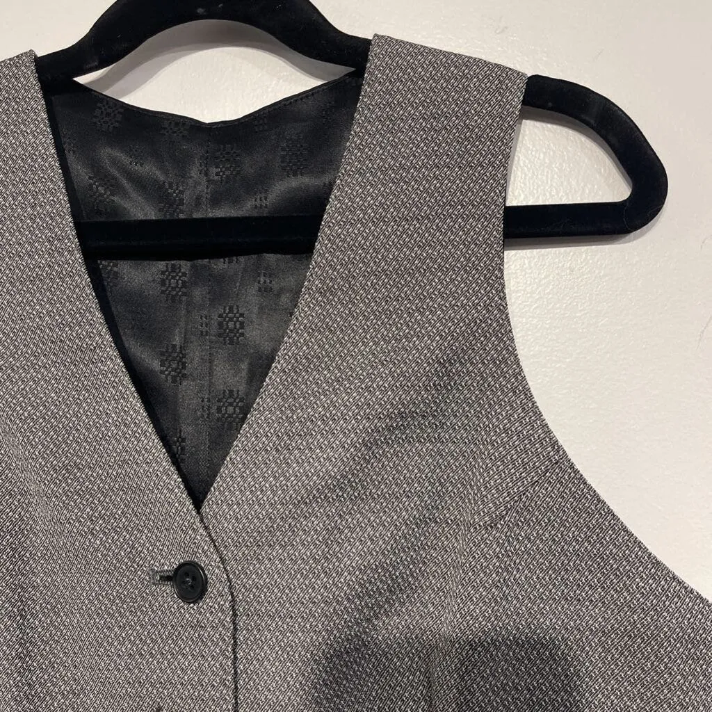 Grey Nailhead Vest