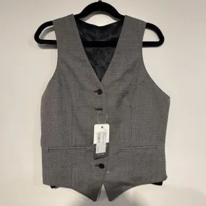Grey Nailhead Vest