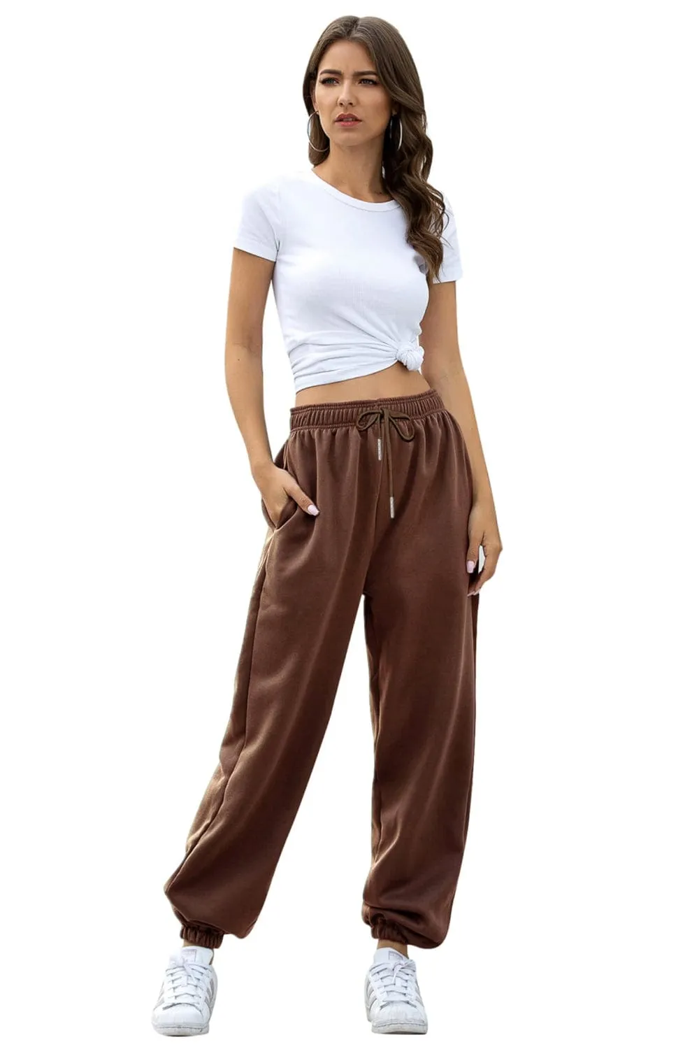 GYPSY - Elastic Waist Joggers with Pockets