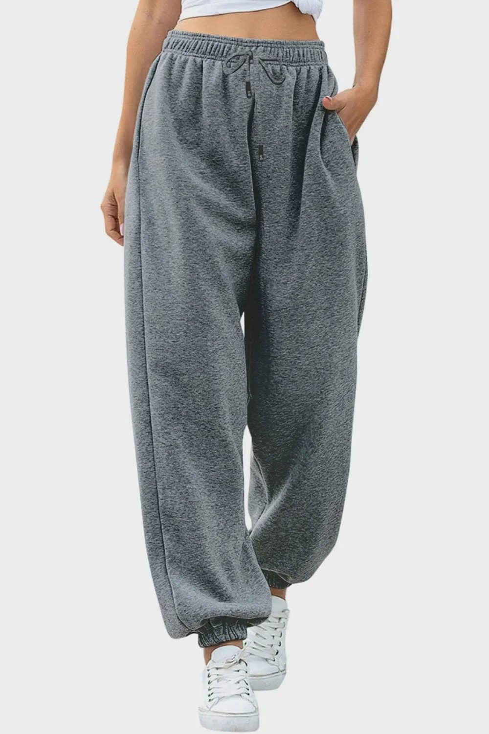 GYPSY - Elastic Waist Joggers with Pockets