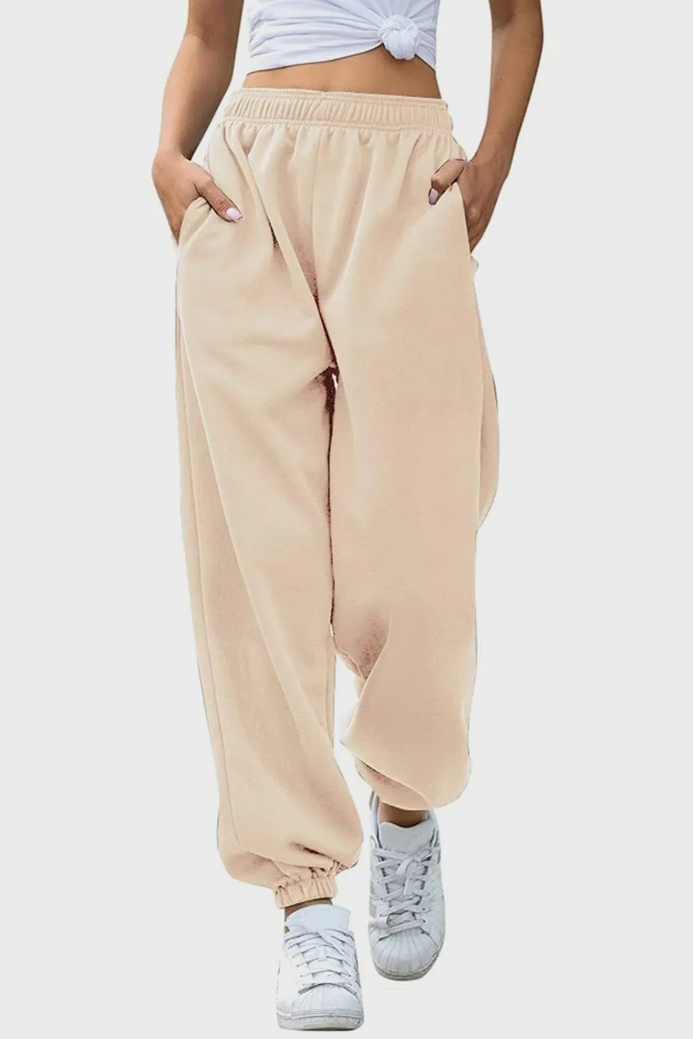 GYPSY - Elastic Waist Joggers with Pockets