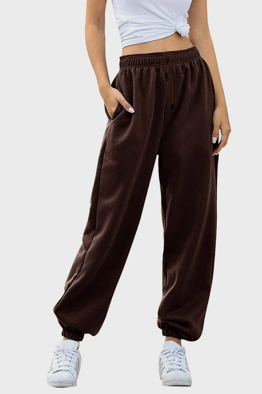 GYPSY - Elastic Waist Joggers with Pockets