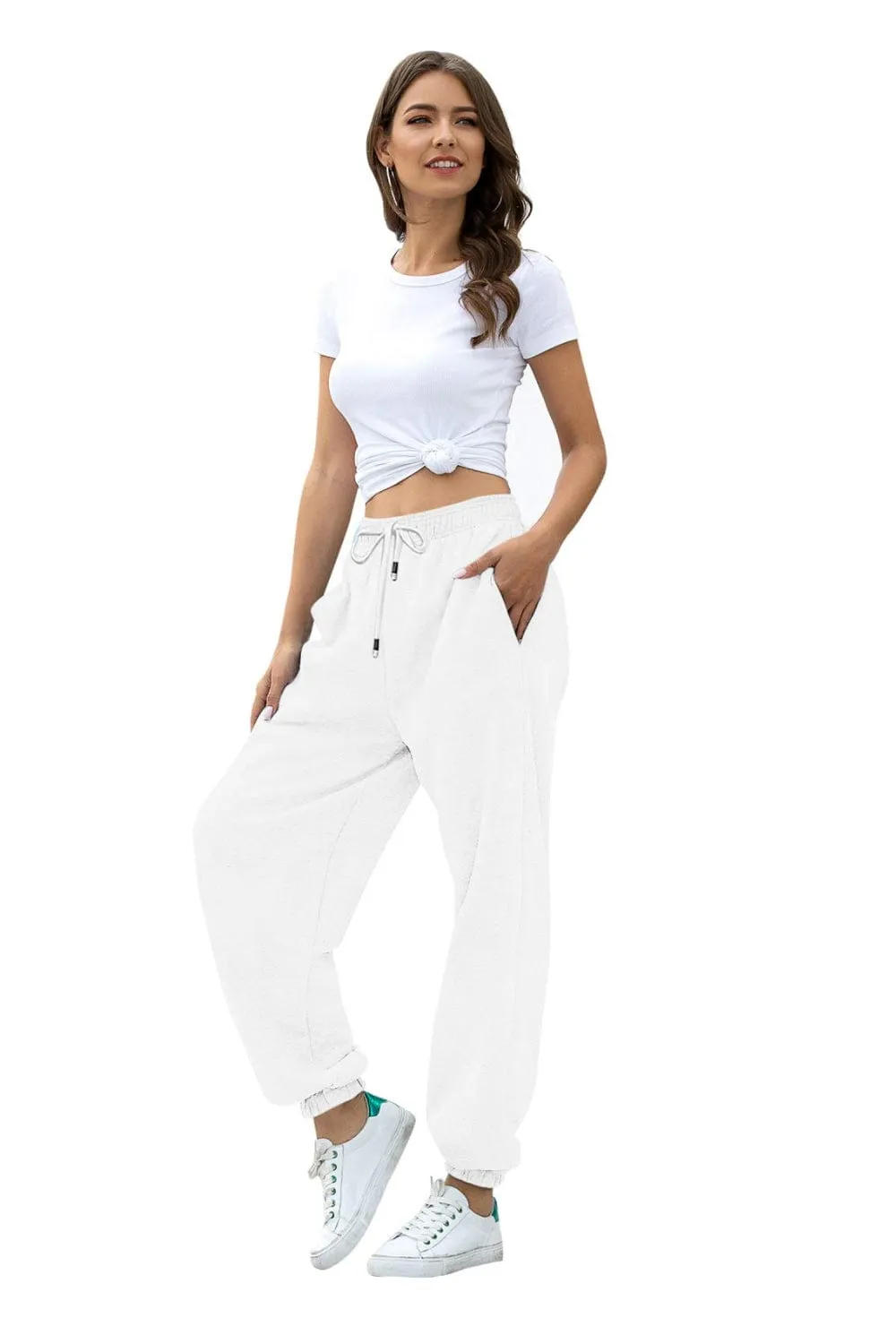GYPSY - Elastic Waist Joggers with Pockets
